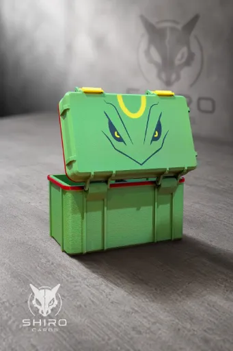 [PKM-CAJ-TOP-ALM-ES] Caja para Toploaders Pokémon TCG | RAYQUAZA