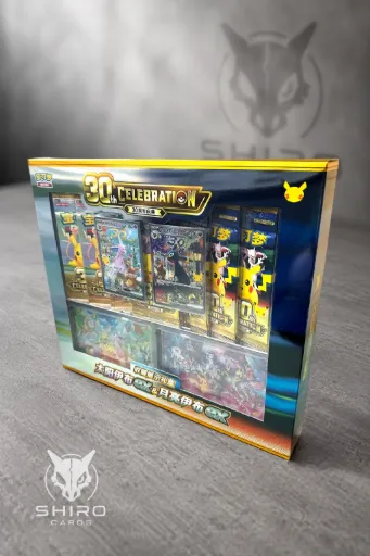 [PKM-30TH-COL-CN] Pokémon 30th Celebration Espeon ex & Umbreon ex Chino | Collector Display Box